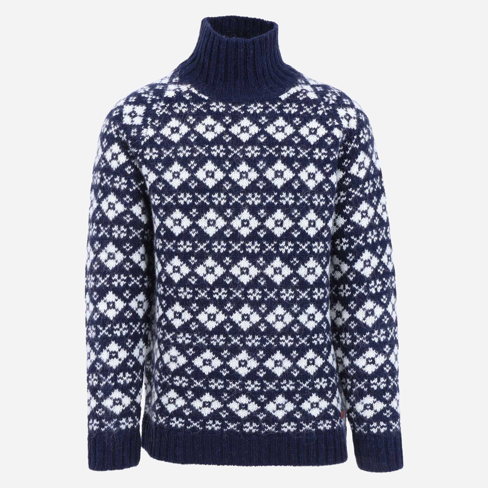 Gestur Turtleneck Wool Nordic Sweater